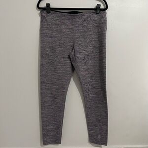 Tuff Athletics Pink and Black Leggings Soft Knit Tapered Fit